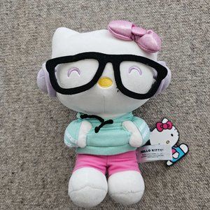 GUND Sanrio Hello Kitty Kawaii Style Plush Stuffed Cat 11”